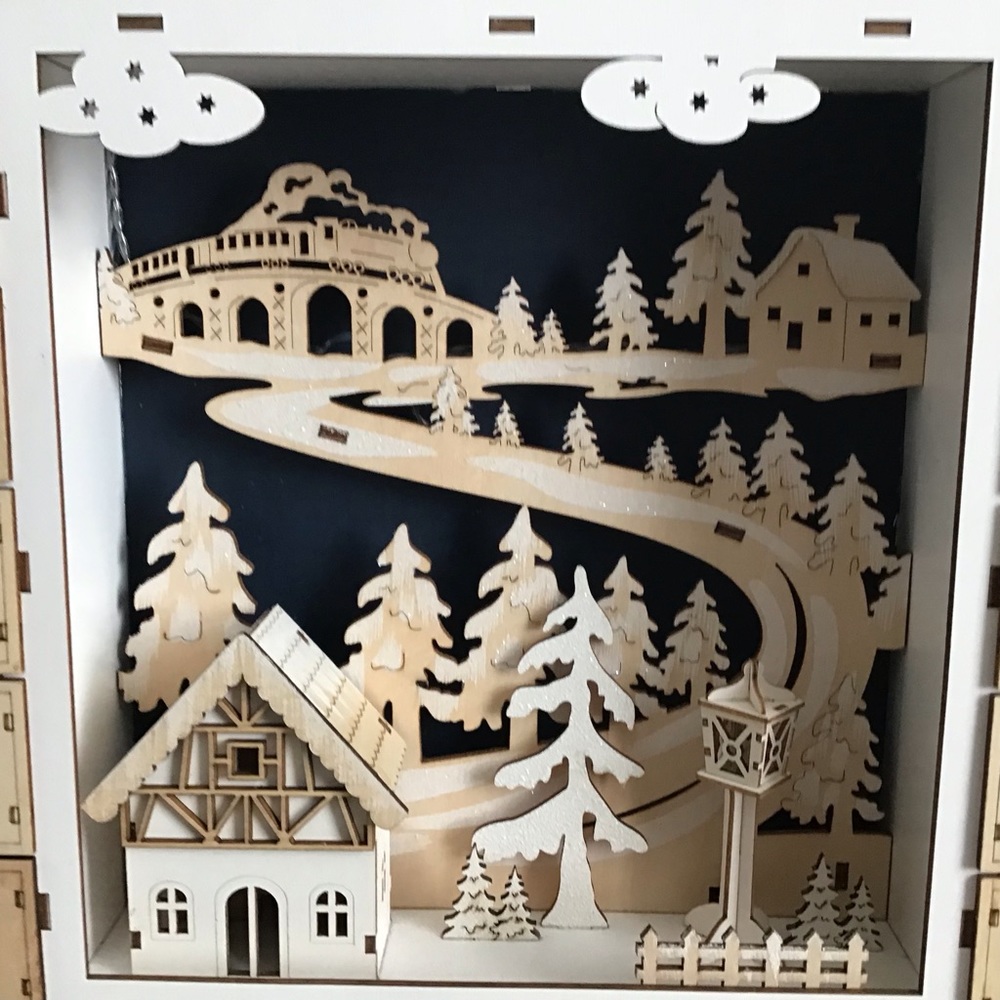 Anthropologie Advent Calendar Village in the Alps Christmas Holidays NIB RARE - Picture 9 of 14